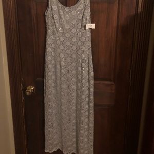 Nice fashionable long sparkly dress size 6